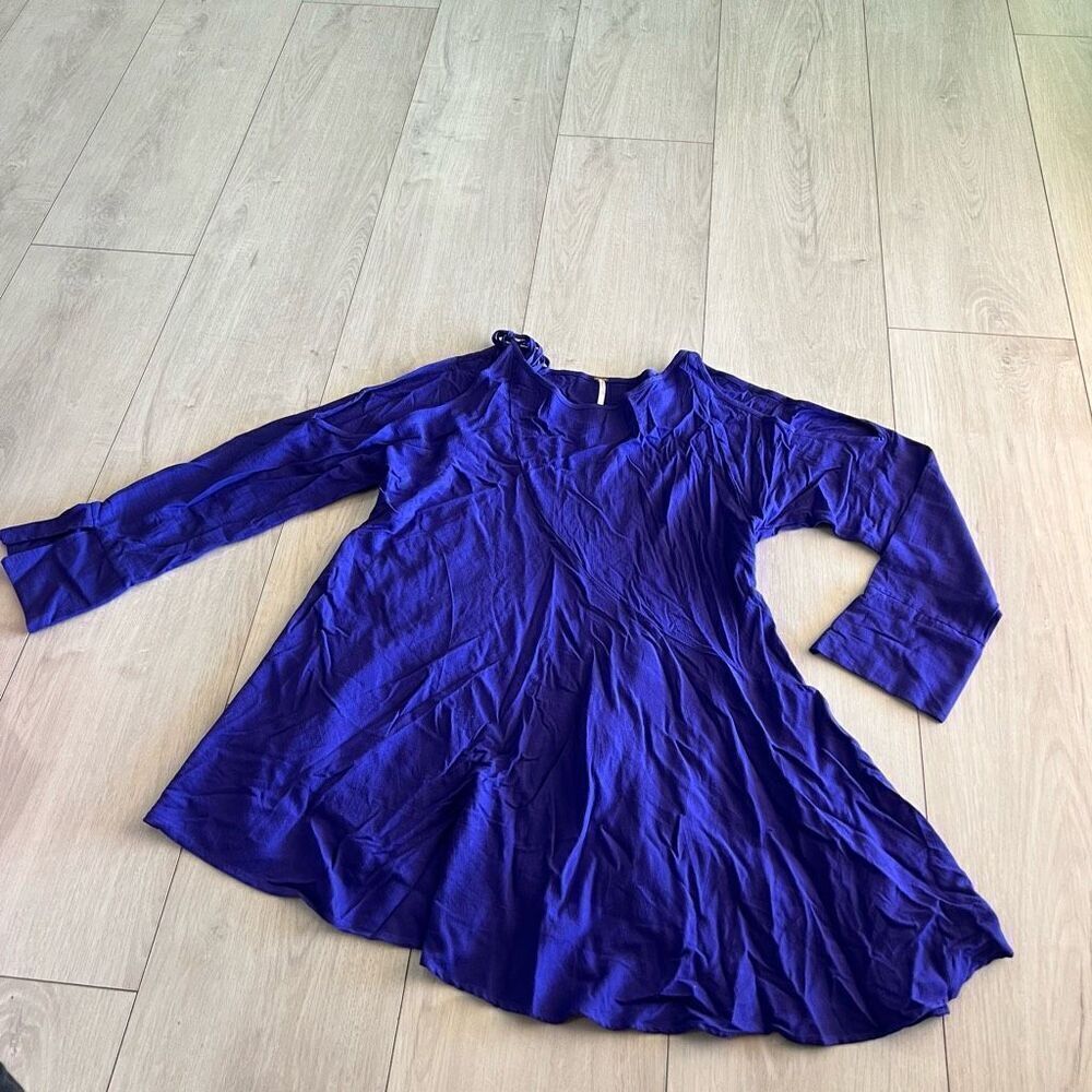 Free People Violet Long-sleeve Mini Dress size xs
